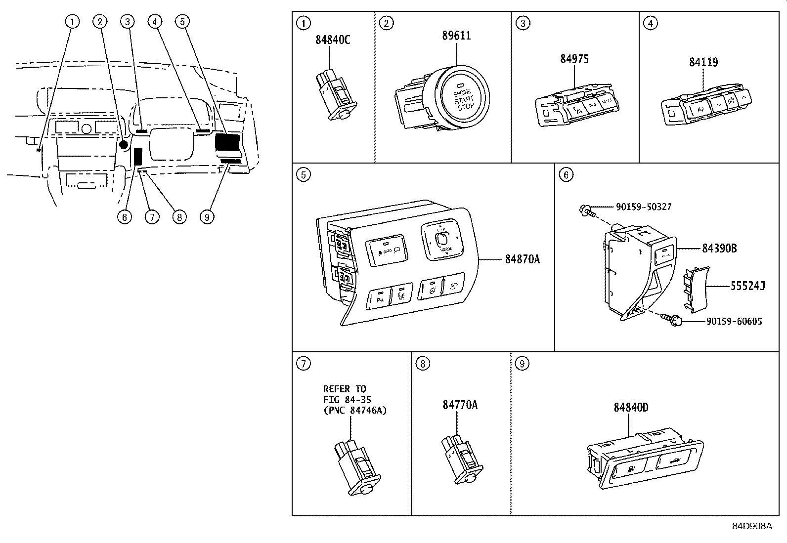 82663-50161 COVER, RELAY BLOCK, LOWER product image