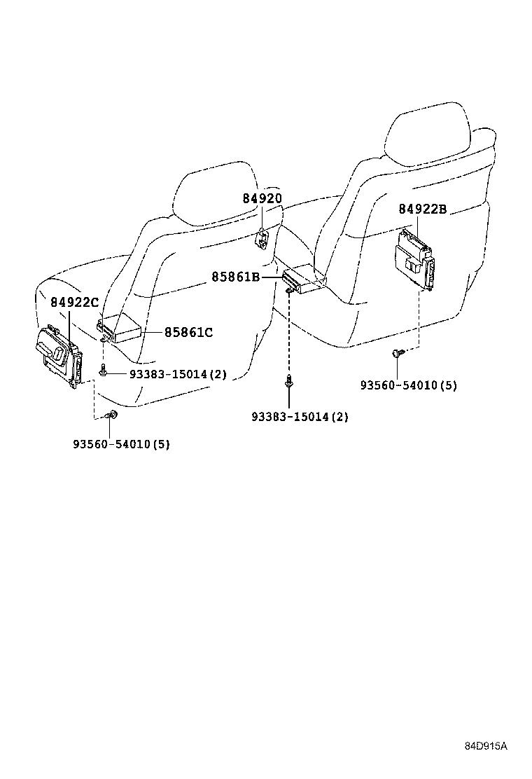82730-50L00 BLOCK, DRIVER SIDE JUNCTION product image