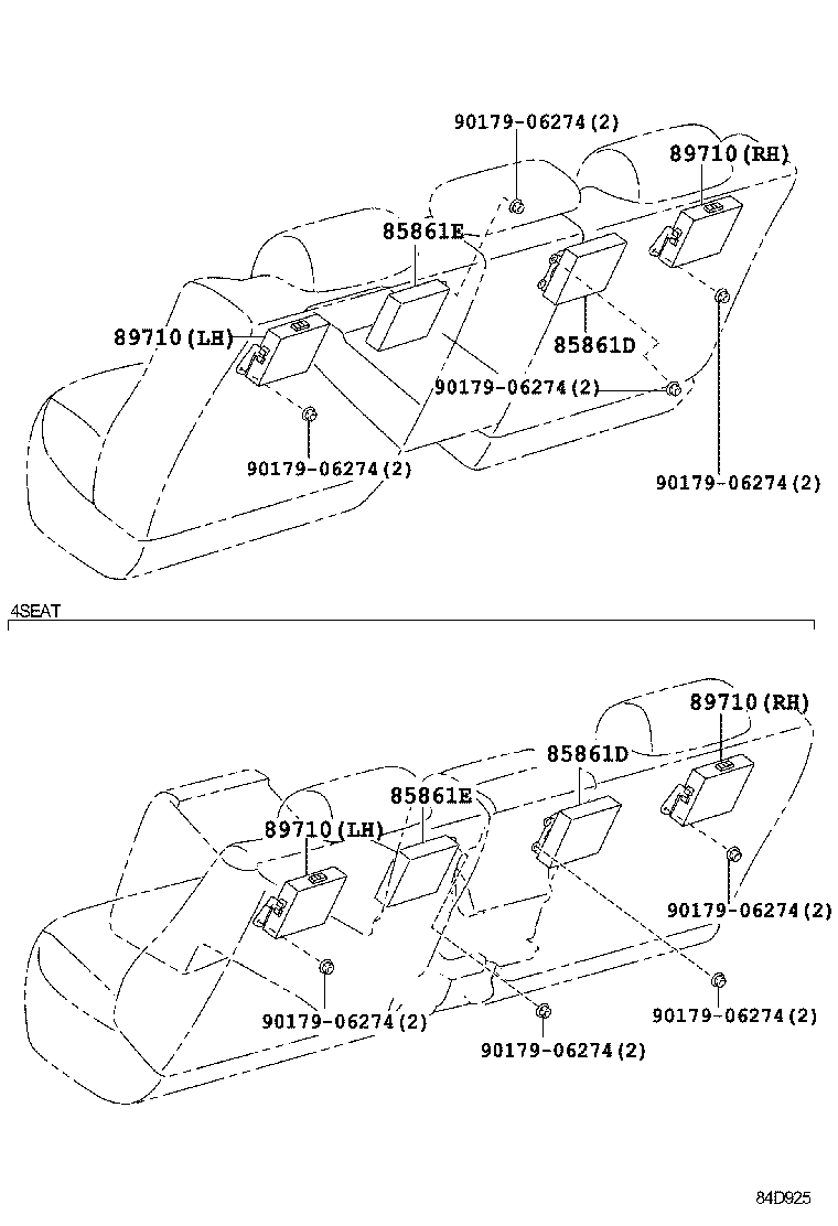 82663-50161 COVER, RELAY BLOCK, LOWER product image