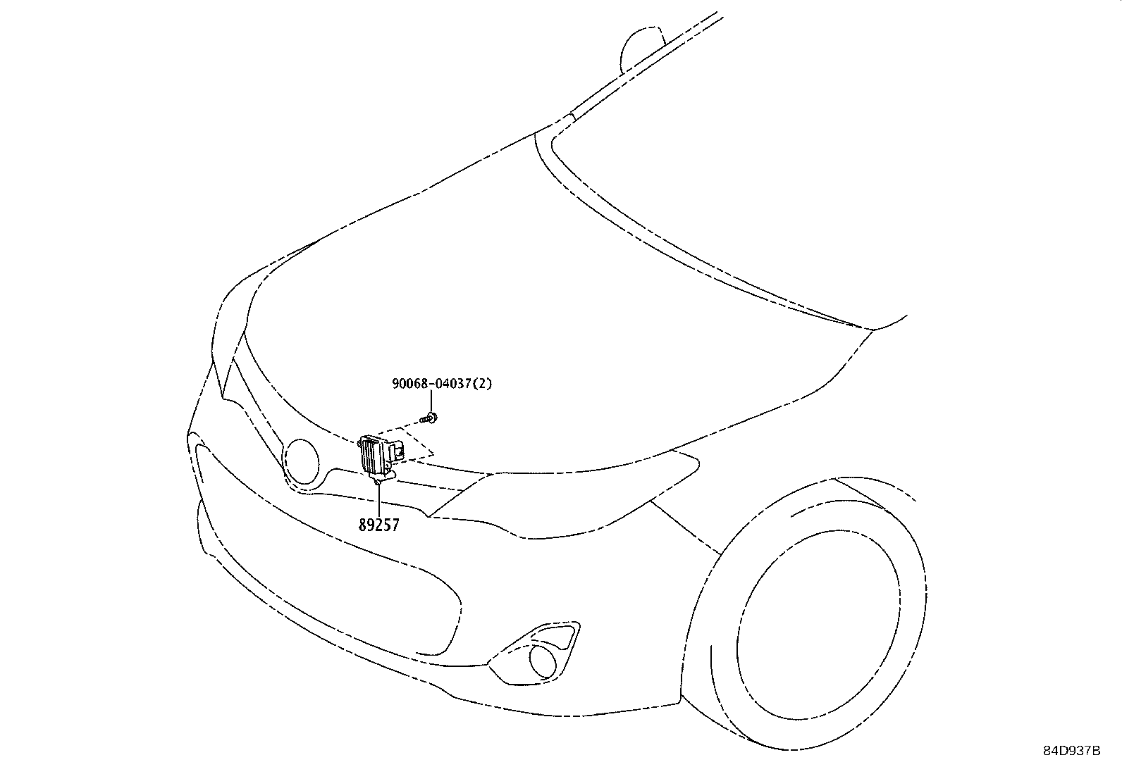 Toyota 82672-07211 COVER, JUNCTION BLOCK