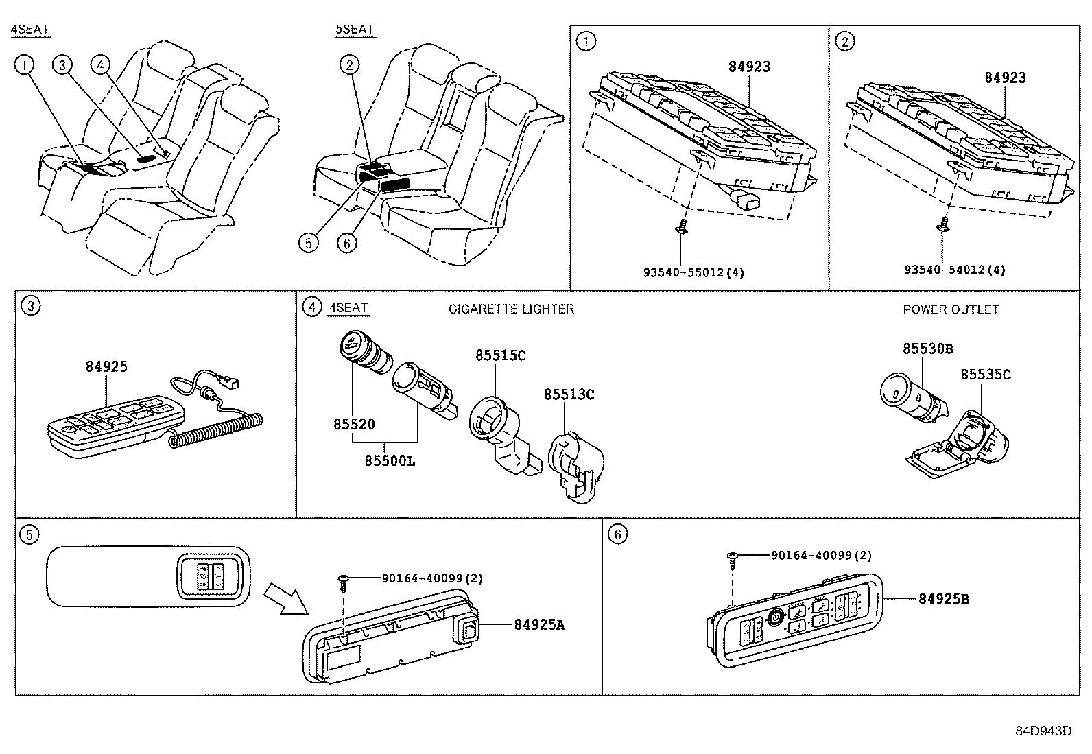 82663-50161 COVER, RELAY BLOCK, LOWER product image