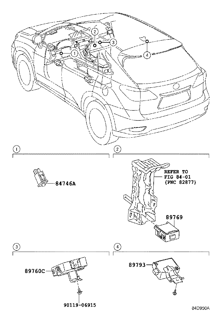 89760-48040 RECEIVER ASSY, TIRE PRESSURE MONITOR product image