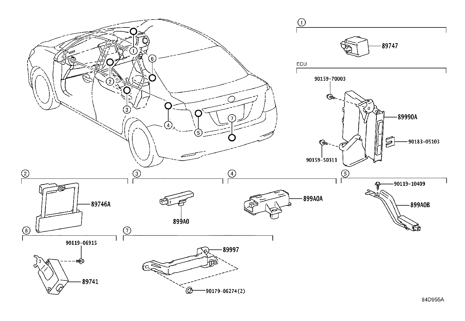 89990-12161 COMPUTER ASSY, SMART KEY product image