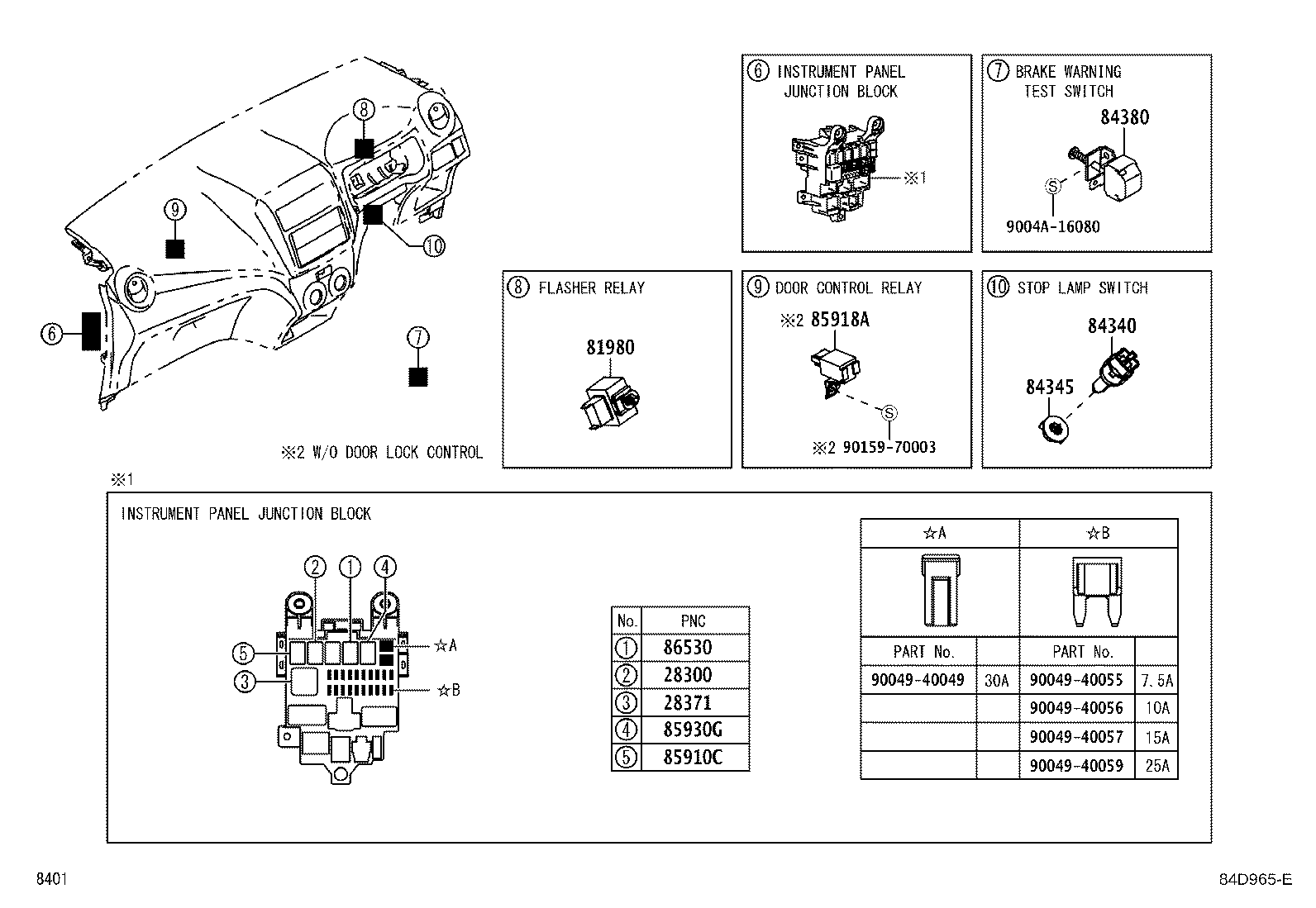 90049-88004 RELAY, MAGNET-CLUTCH product image