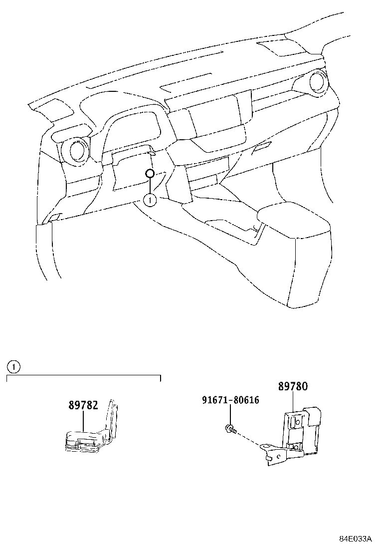 Toyota 89782-42020 COIL, TRANSPONDER KEY
