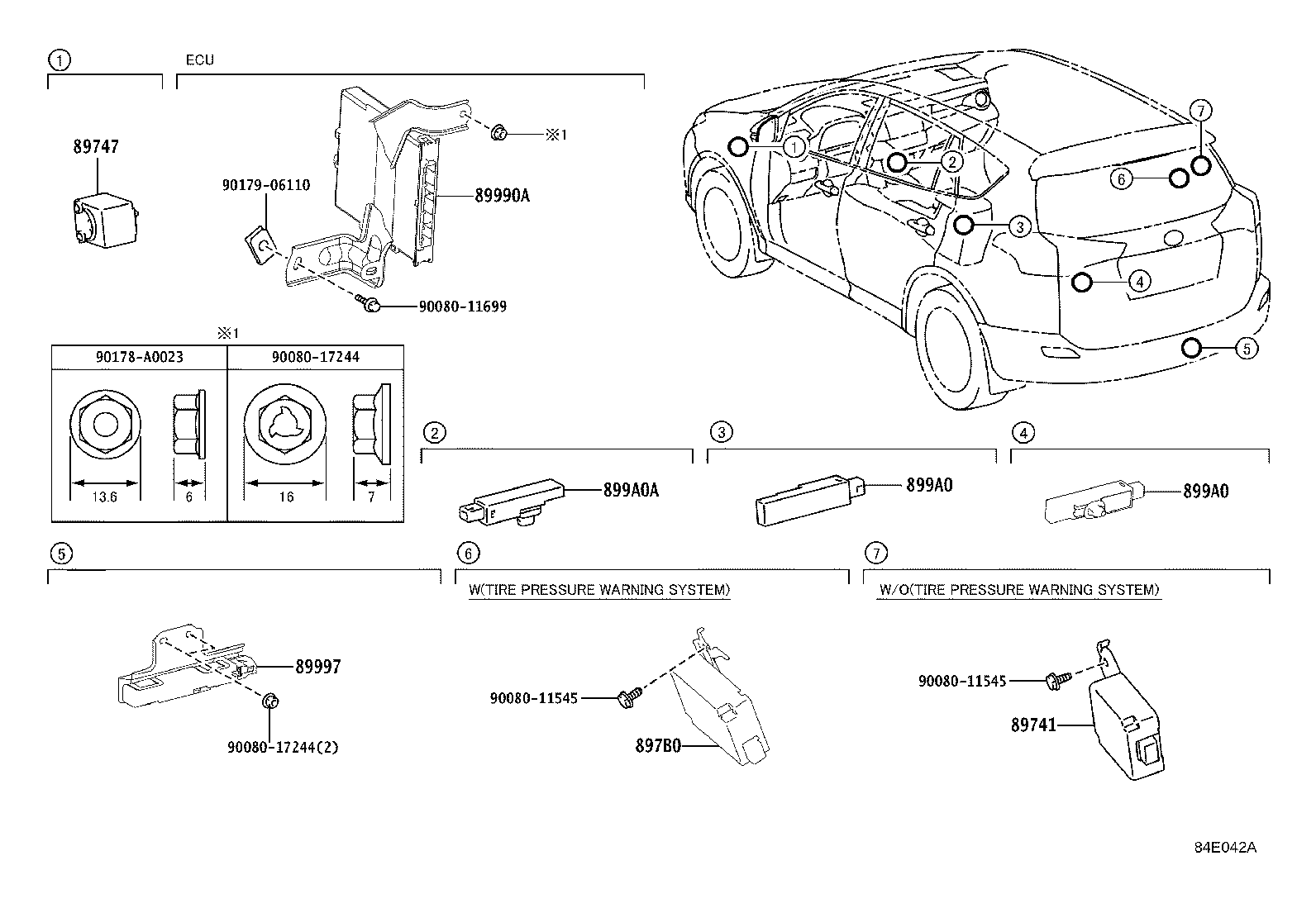 Toyota 89990-0R021 COMPUTER ASSY, SMART KEY