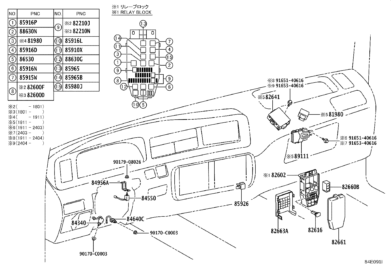82622-0S012 COVER, FUSIBLE LINK, UPPER product image