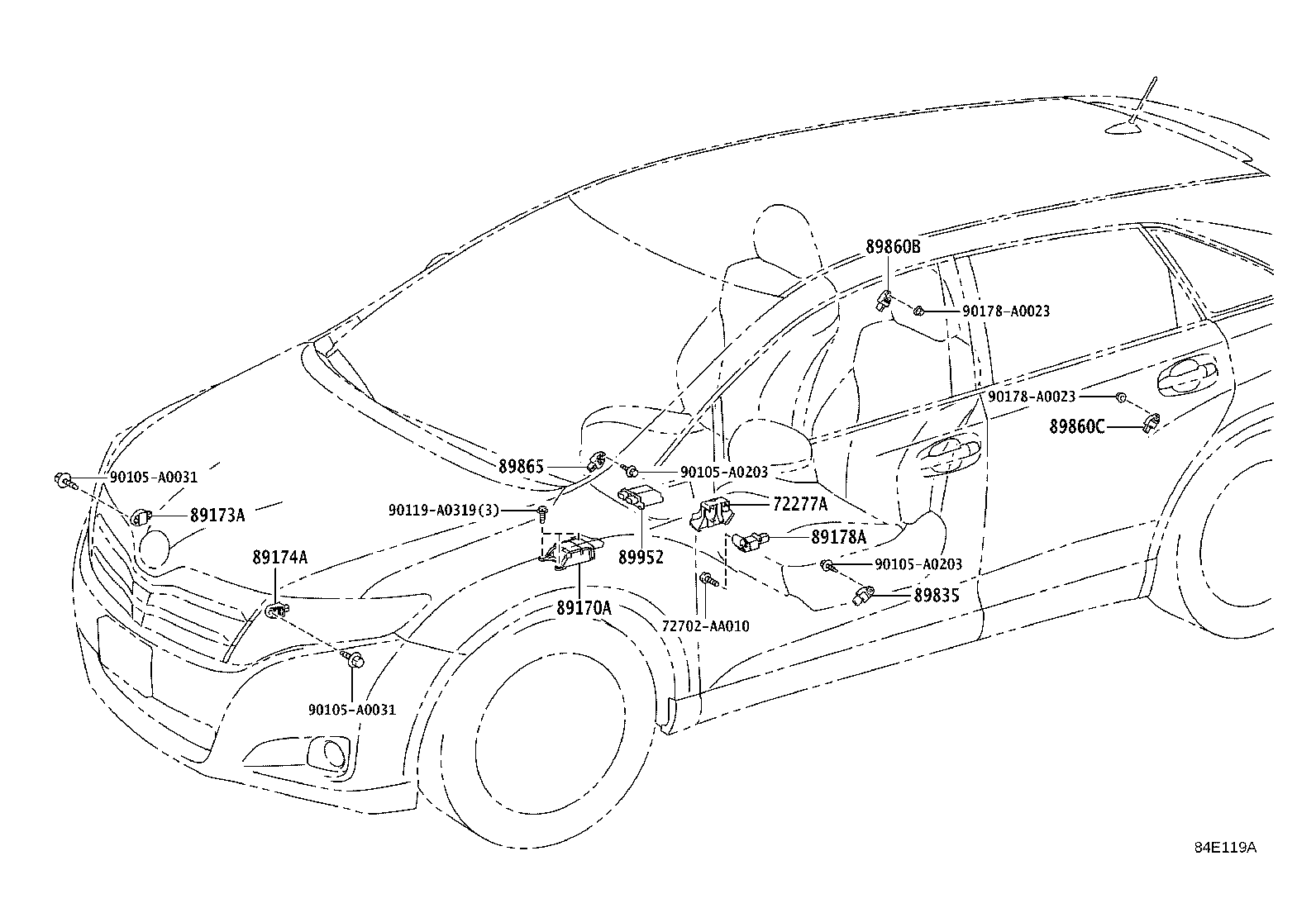 89952-35011 COMPUTER, OCCUPANT DETECTION product image