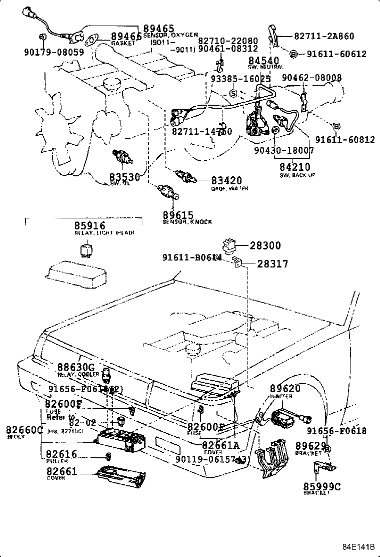 80590-22010 RELAY, KEY REMINDER product image