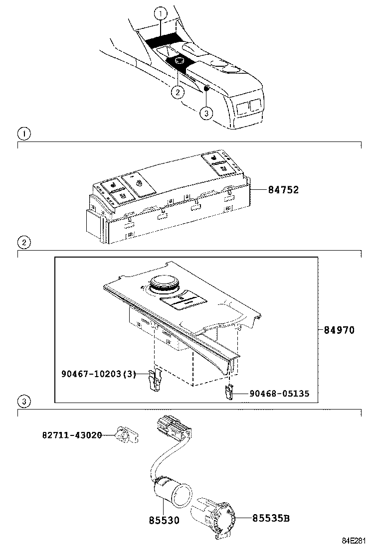 28850-36040 SENSOR ASSY, BATTERY STATE product image