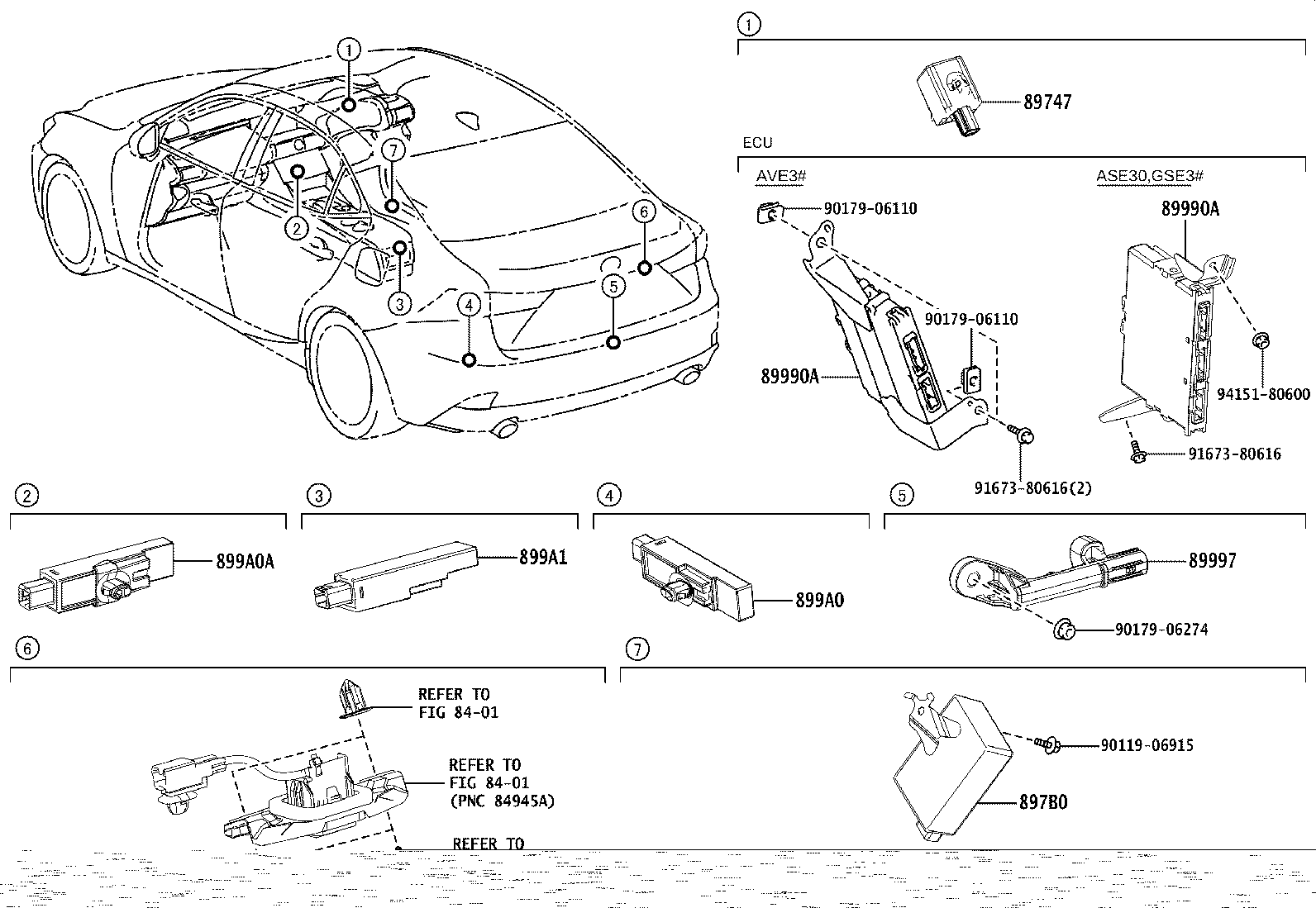 897B0-53030 RECEIVER ASSY, ELECTRICAL KEY & TPMS product image