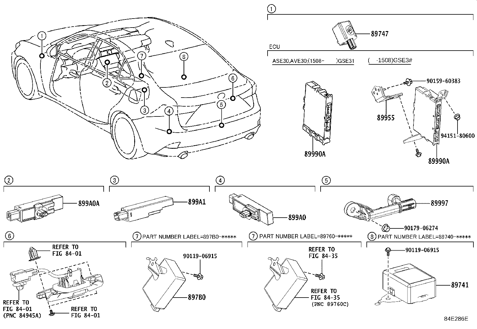 897B0-53140 RECEIVER ASSY, ELECTRICAL KEY & TPMS product image