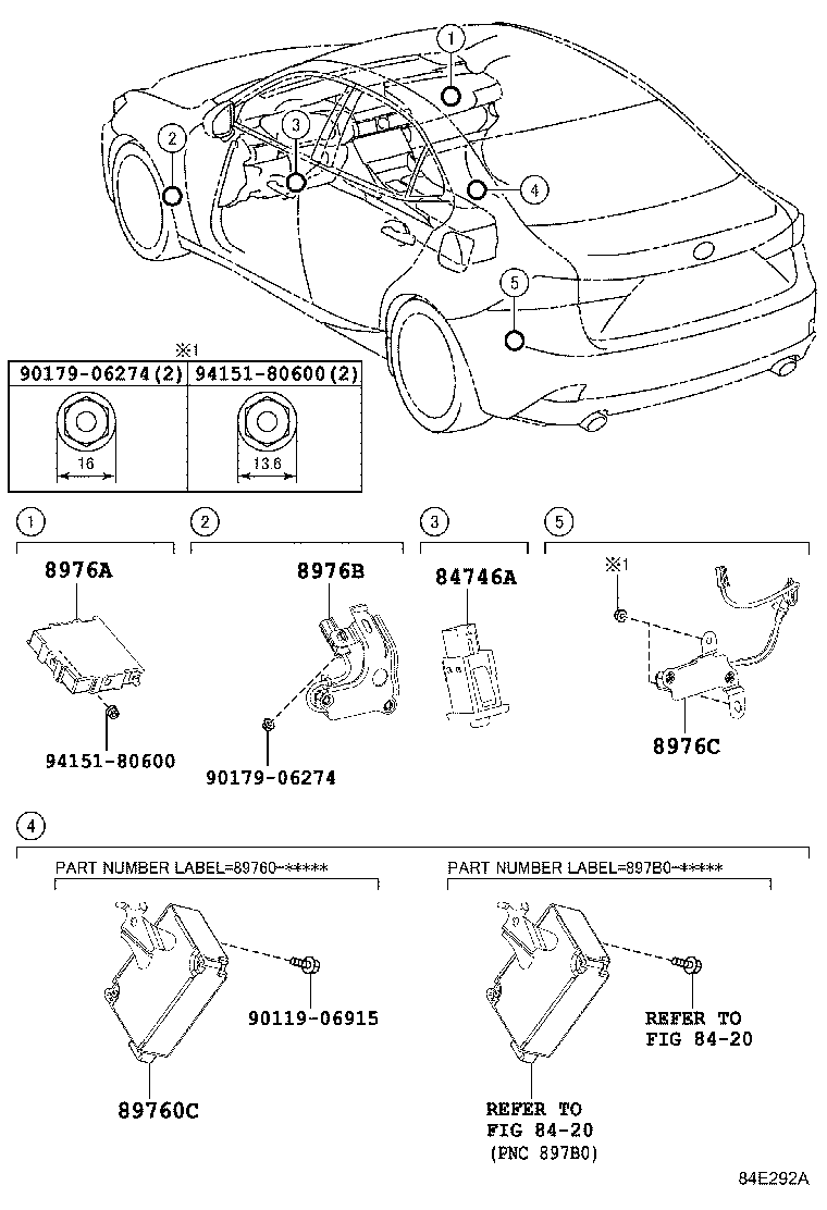 897B0-53240 RECEIVER ASSY, ELECTRICAL KEY & TPMS product image