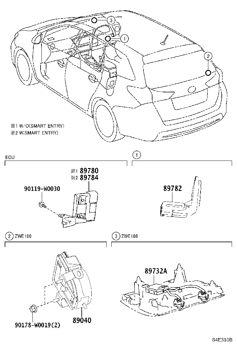 89040-02030 SIREN ASSY, THEFT WARNING product image