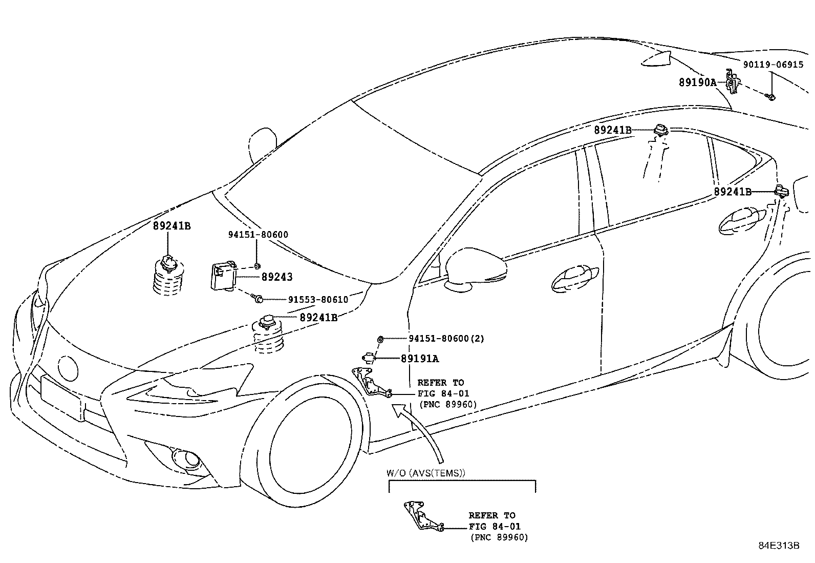 Toyota 89241-30041 ACTUATOR, ABSORBER CONTROL