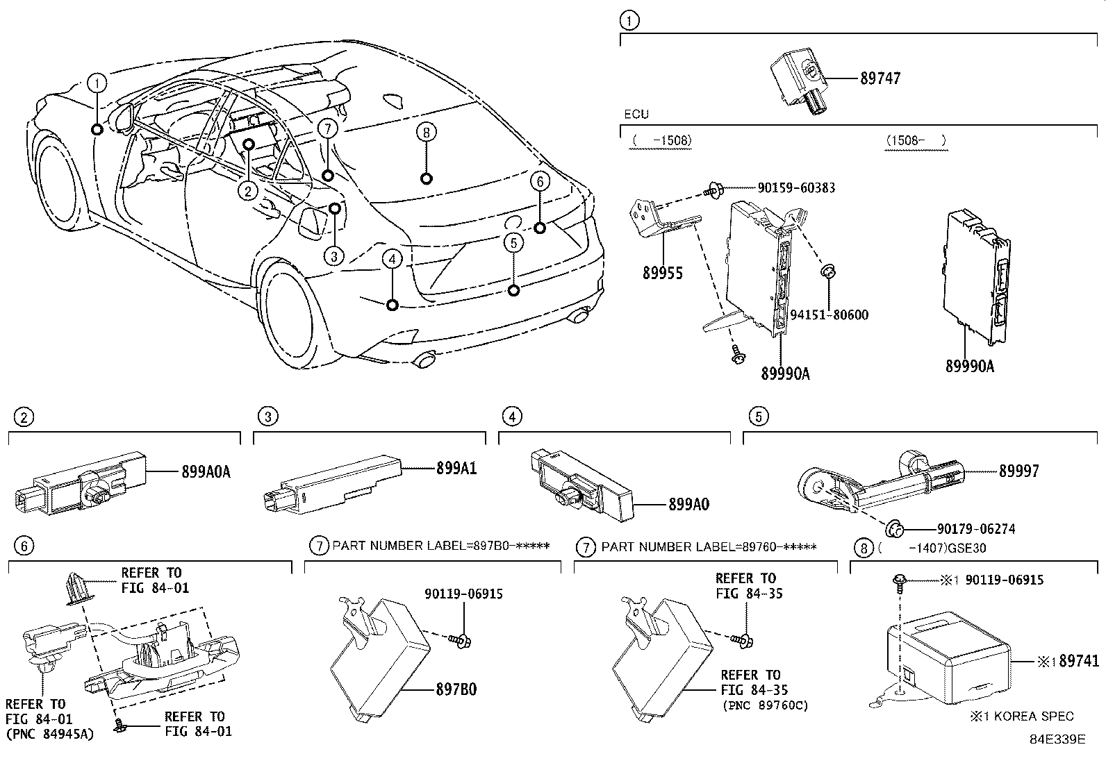 Toyota 89990-53550 COMPUTER ASSY, SMART KEY