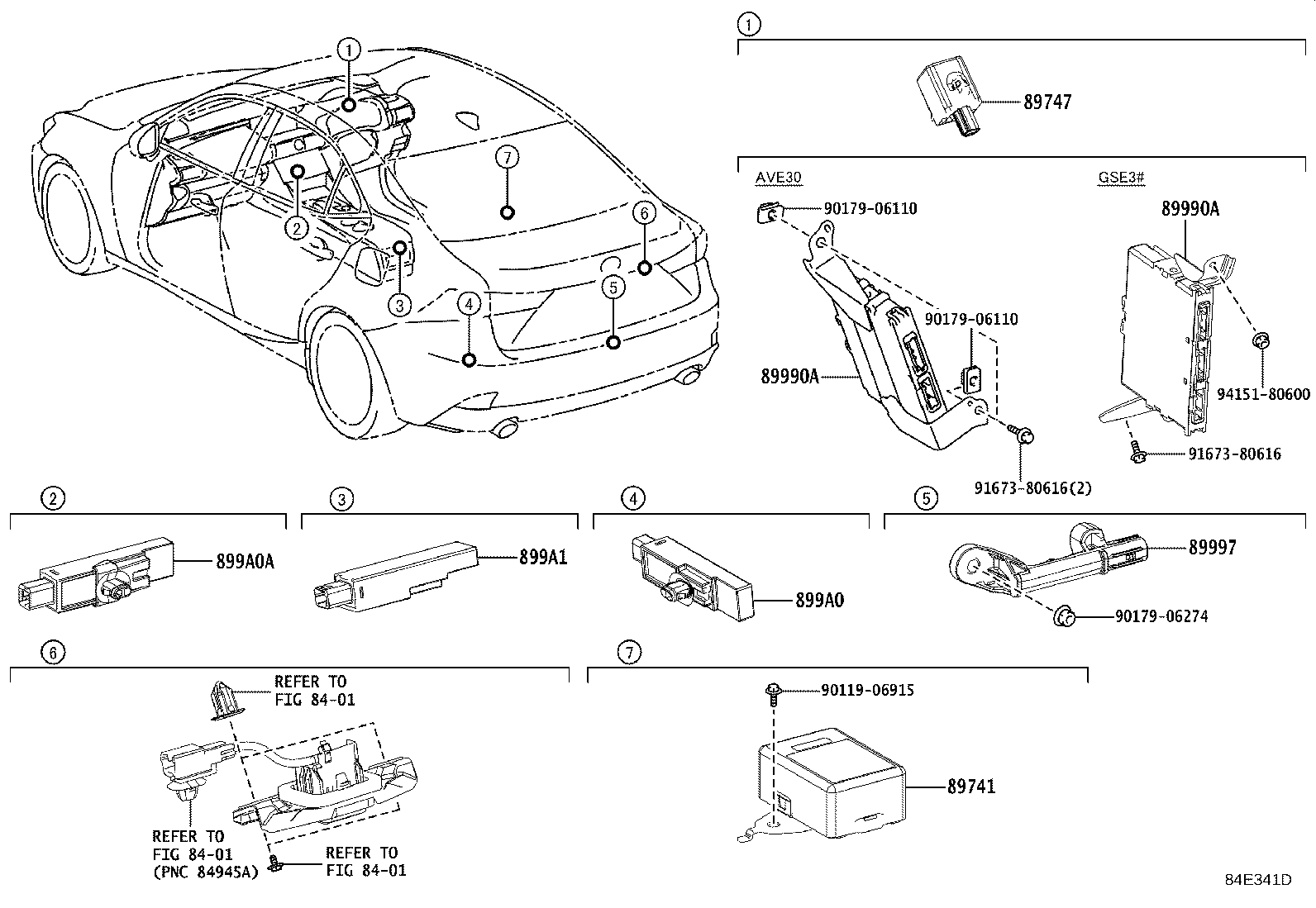 89740-53350 RECEIVER, DOOR CONTROL product image