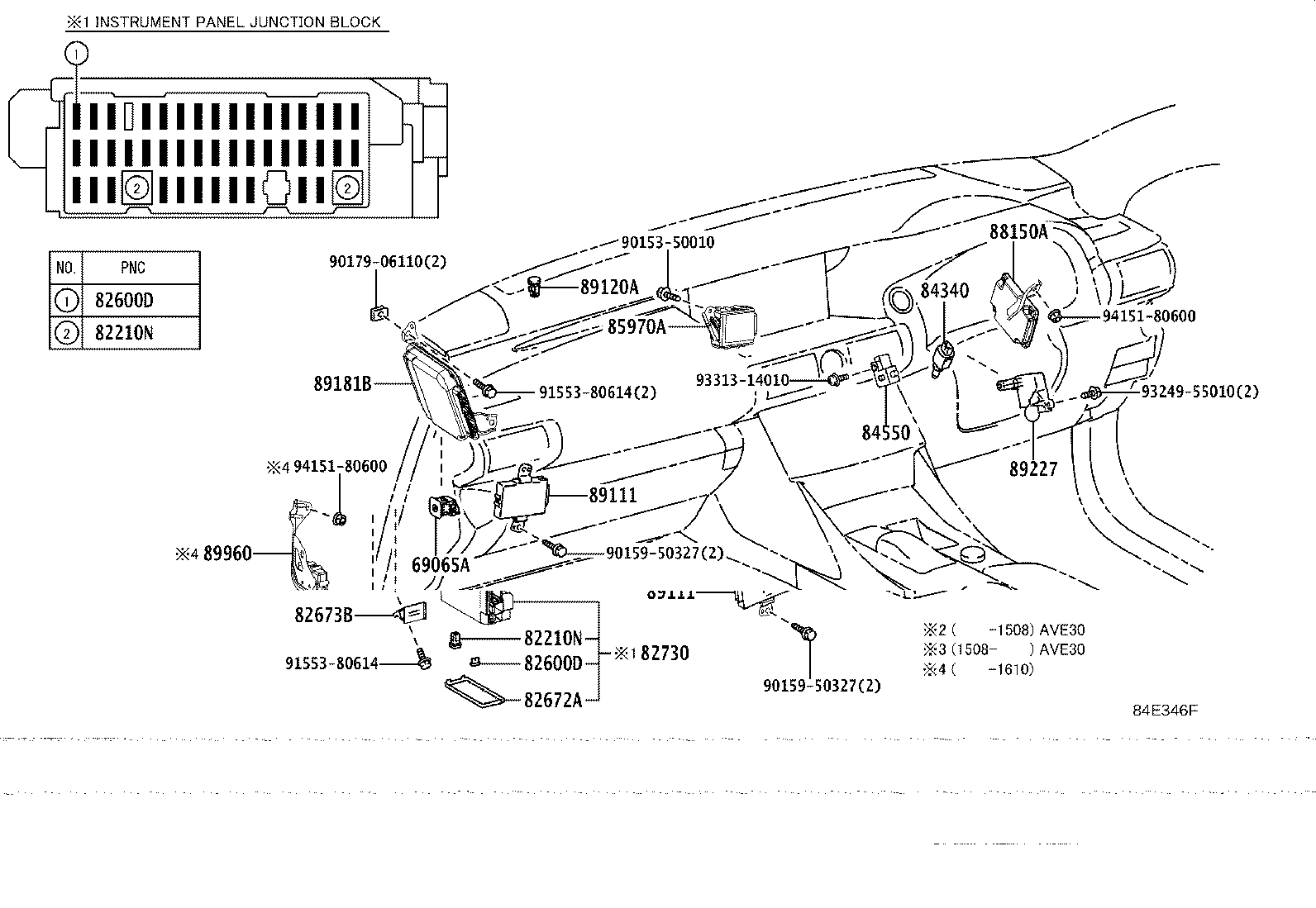 84140-24100 SWITCH ASSY, HEADLAMP DIMMER product image