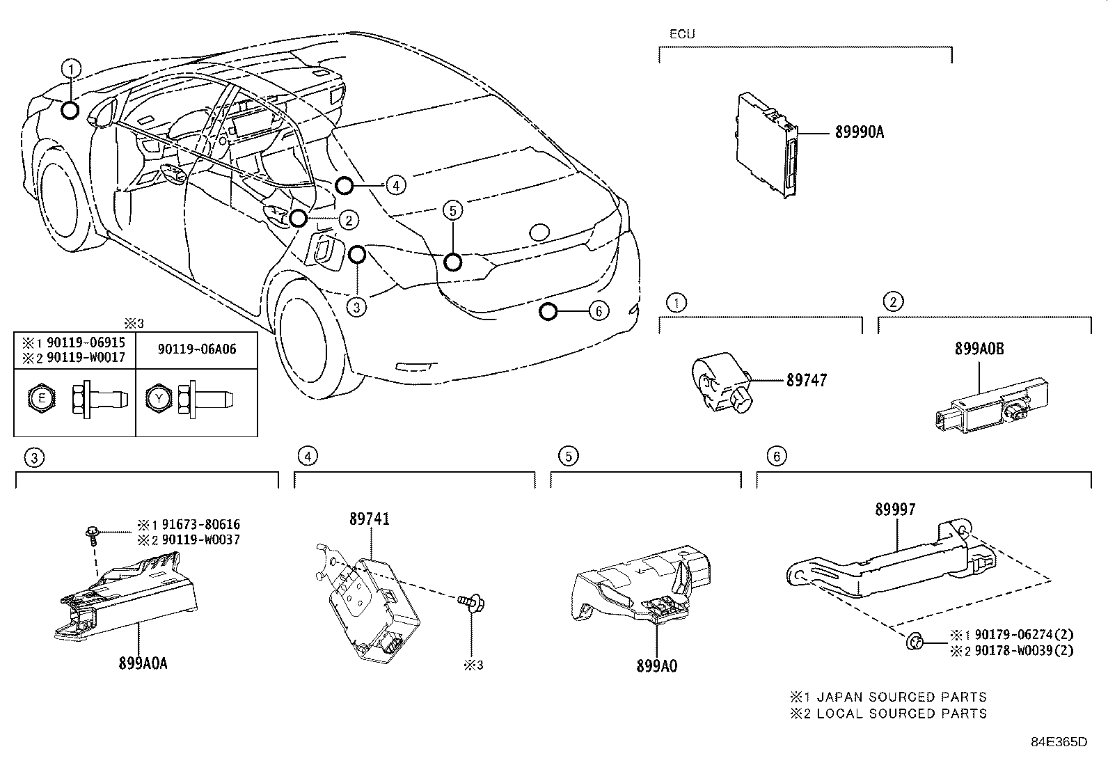 89740-02131 RECEIVER, DOOR CONTROL product image