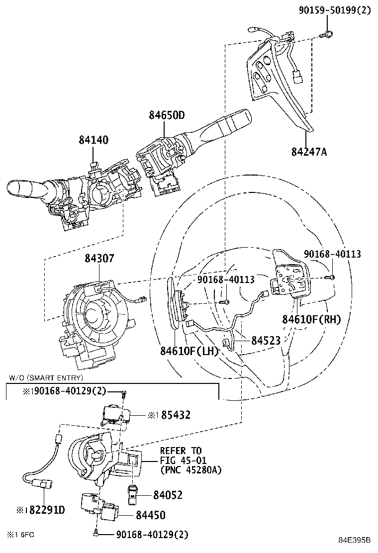 84152-21030 SWITCH, HEADLAMP LEVELING product image