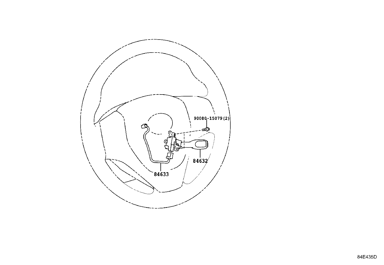 Toyota 84632-02010 SWITCH, CRUISE CONTROL MAIN