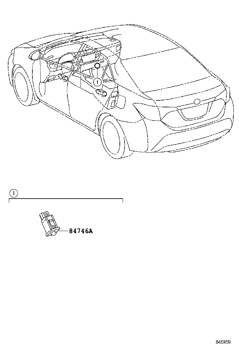 84746-AE010 SWITCH, TIRE PRESSURE WARNING, NO.1 product image
