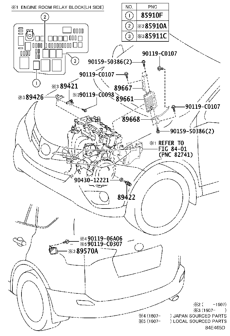 89661-0R330 COMPUTER, ENGINE CONTROL product image