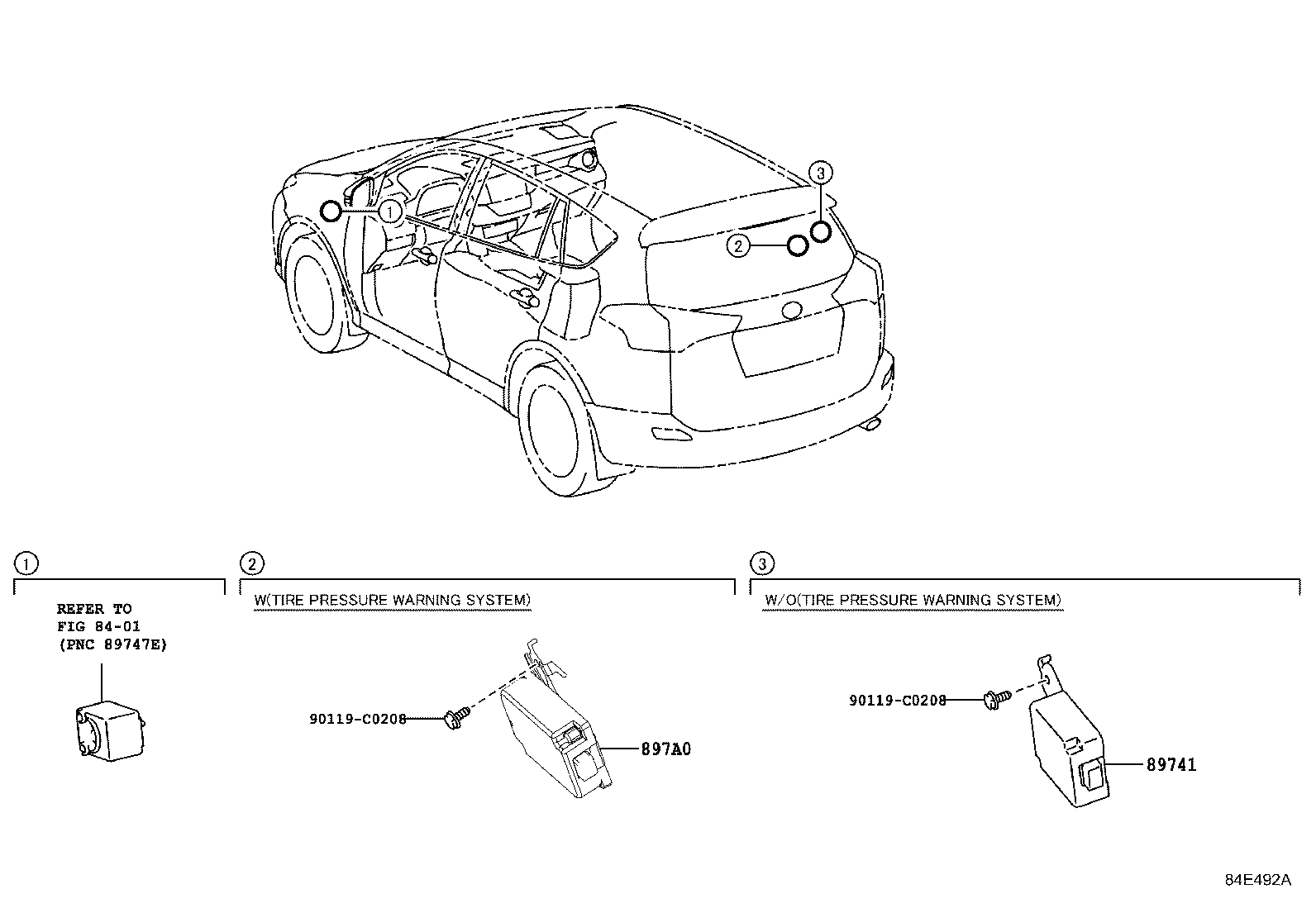 89741-0R040 RECEIVER, DOOR CONTROL product image