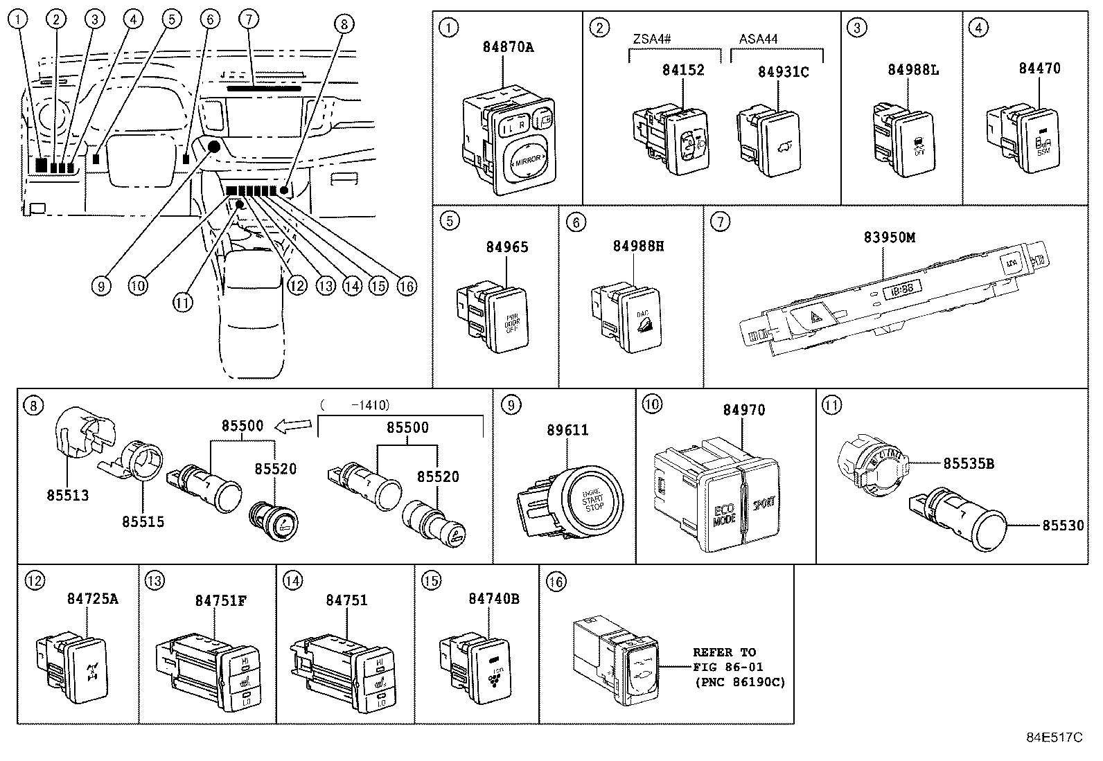 82630-0R010 HOLDER ASSY, FUSE product image