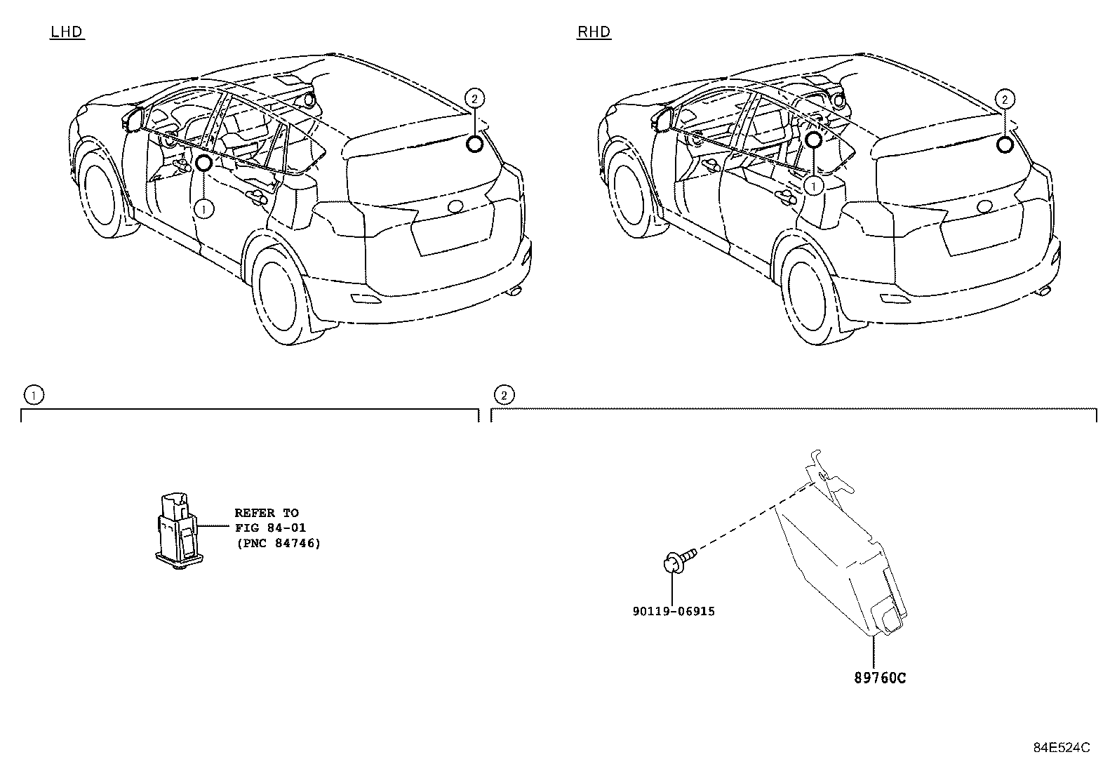 89760-0R030 RECEIVER ASSY, TIRE PRESSURE MONITOR product image