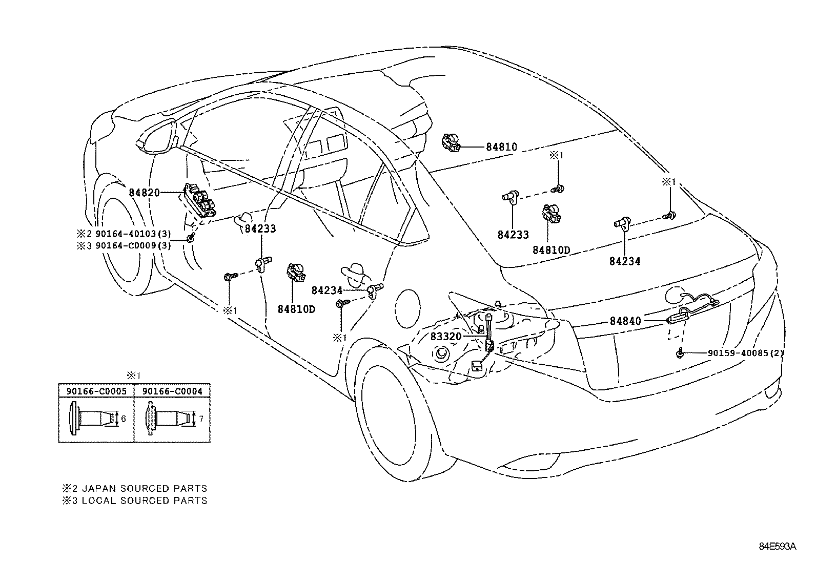 84237-06041 SWITCH, HOOD COURTESY product image