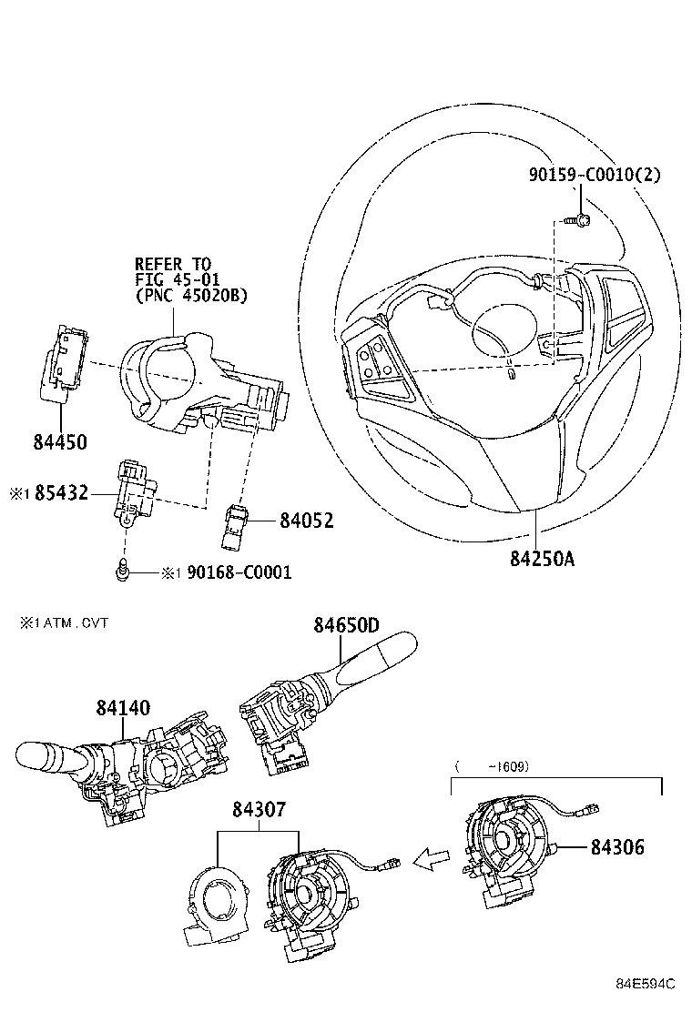 84237-06041 SWITCH, HOOD COURTESY product image