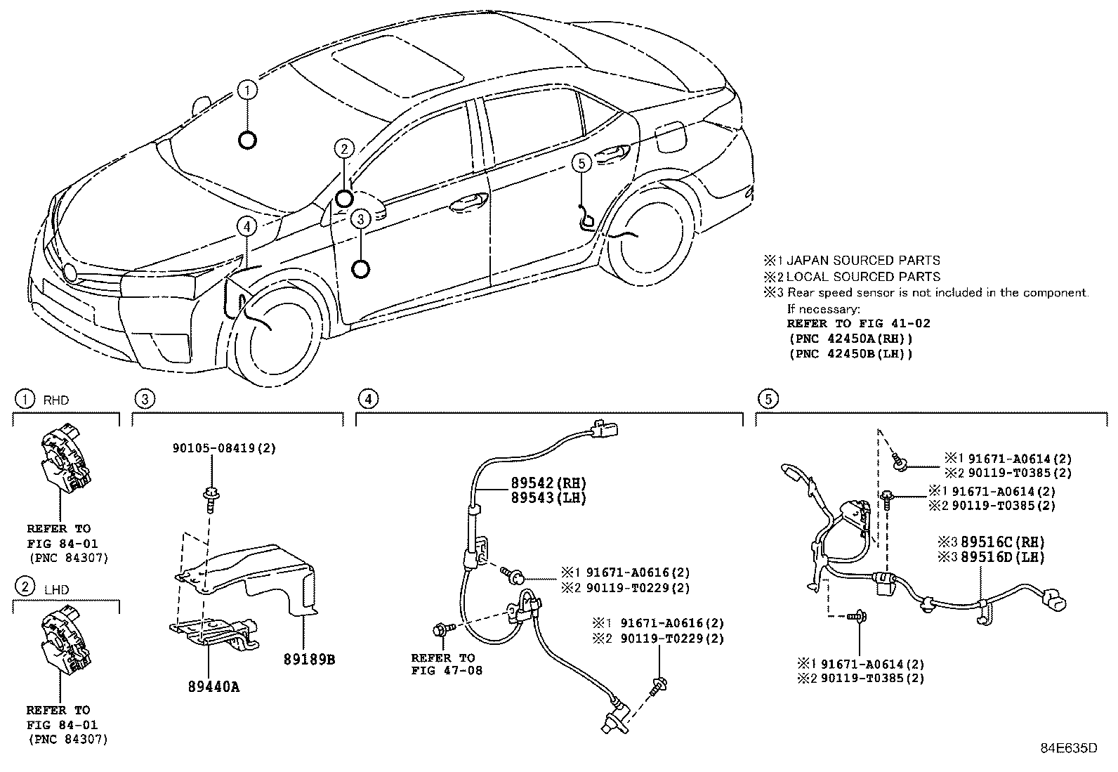 89440-12110 SENSOR ASSY, DECELERATION product image