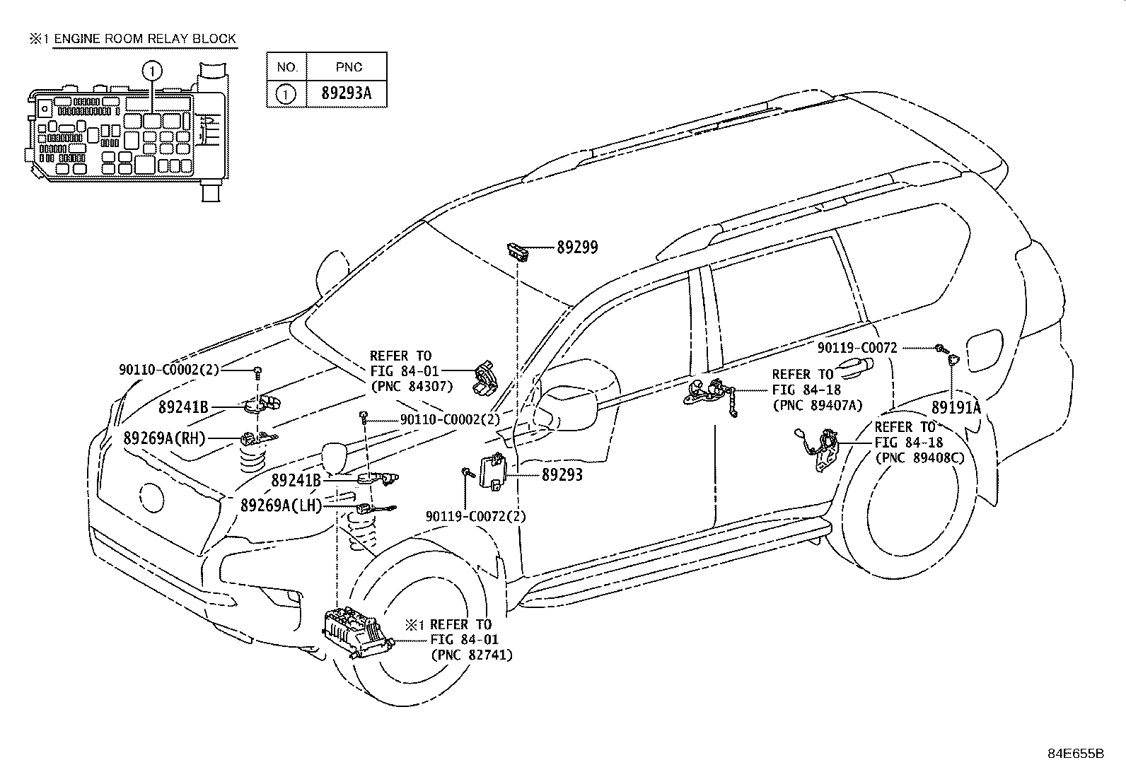 89293-60120 COMPUTER, SUSPENSION CONTROL product image