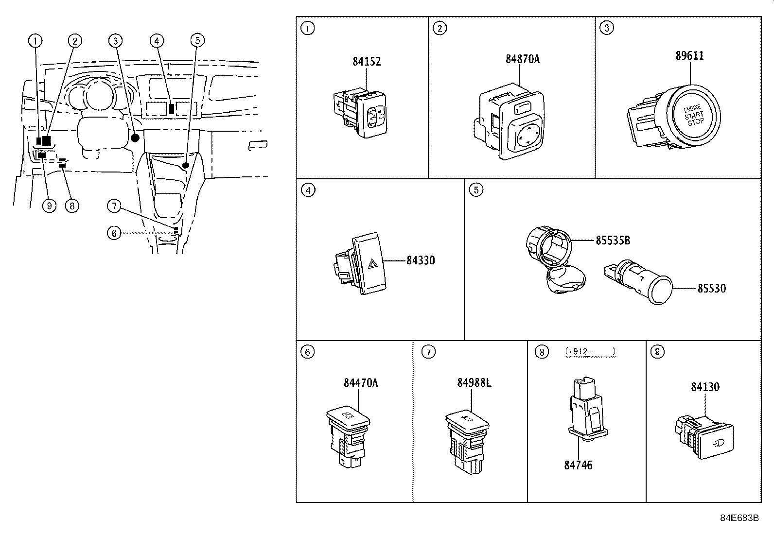 28859-0V010 HOLDER, BATTERY CURRENT SENSOR product image