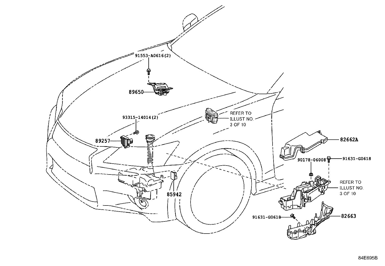 82672-30530 COVER, JUNCTION BLOCK product image