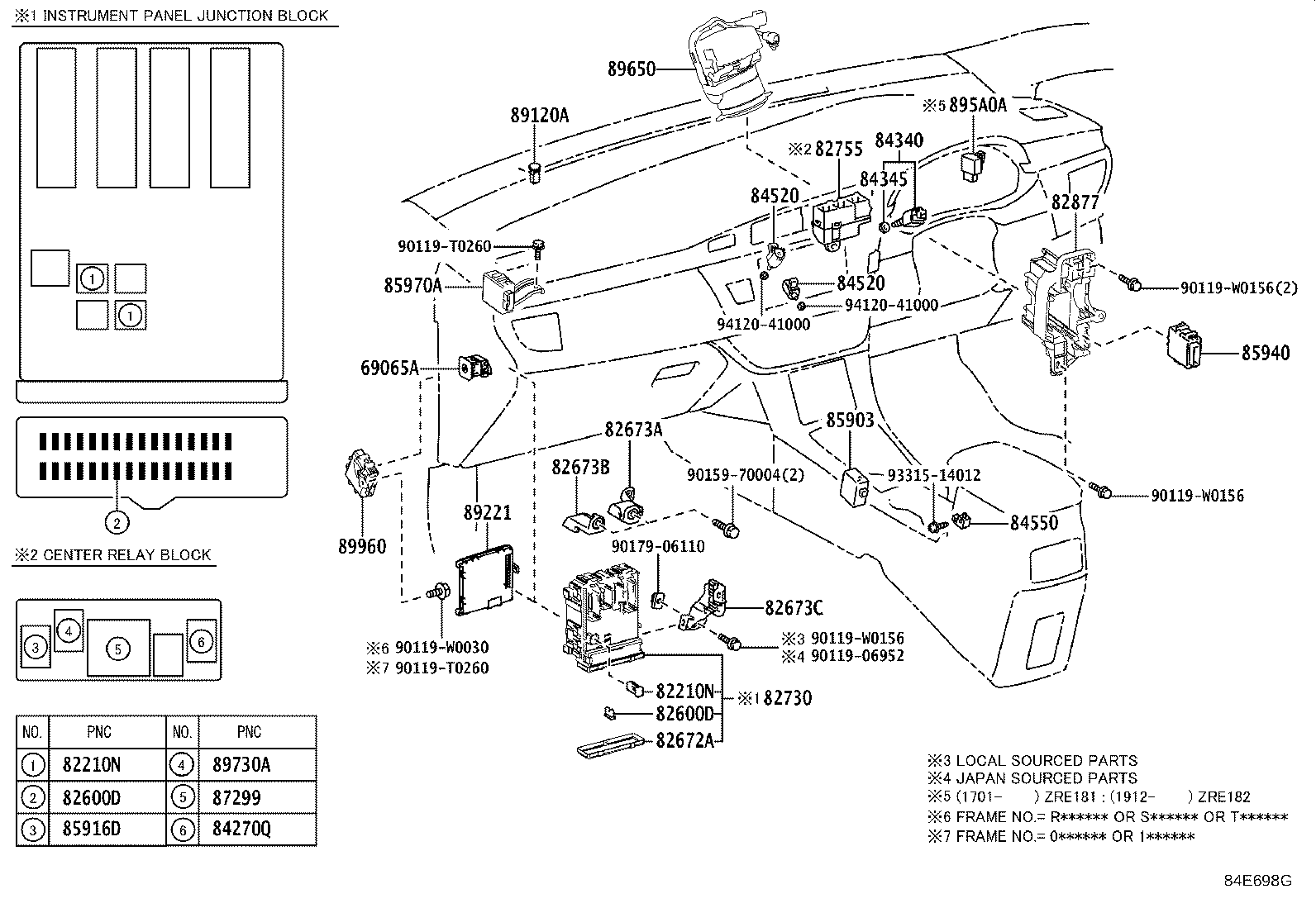 84140-02870 SWITCH ASSY, HEADLAMP DIMMER product image