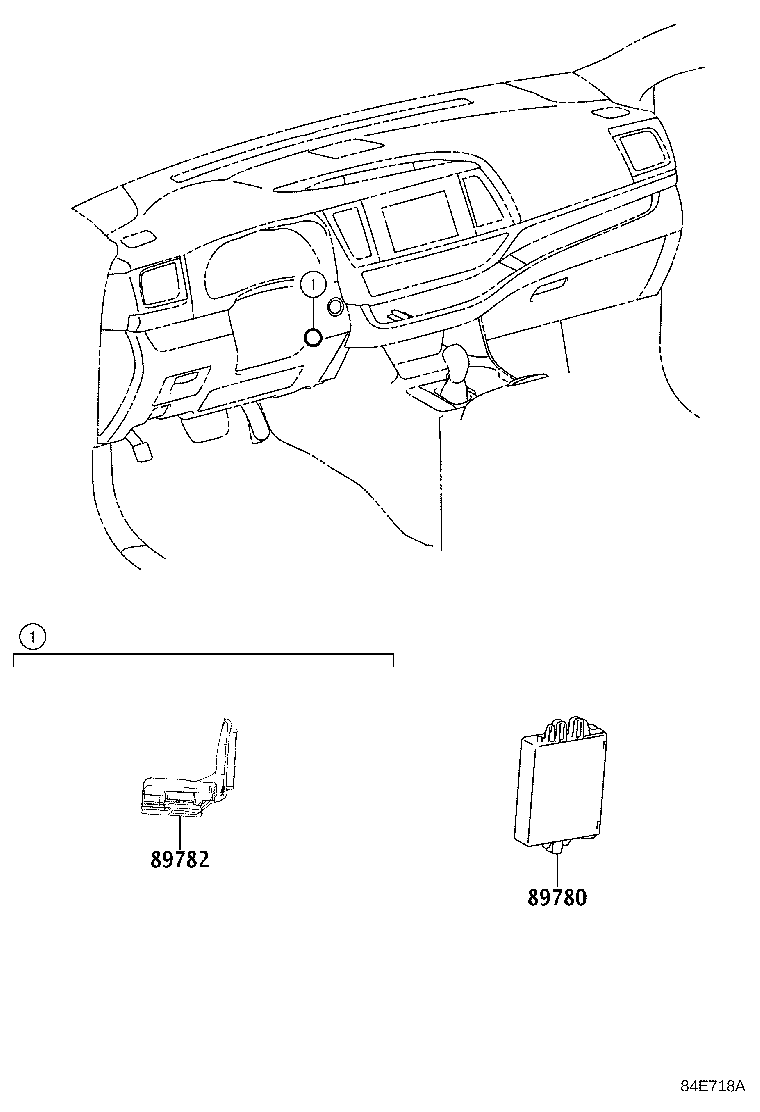 Toyota 89780-04030 COMPUTER ASSY, TRANSPONDER KEY