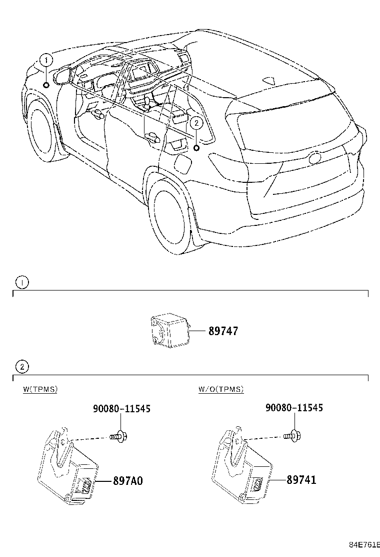Toyota 89990-0E080 COMPUTER ASSY, SMART KEY