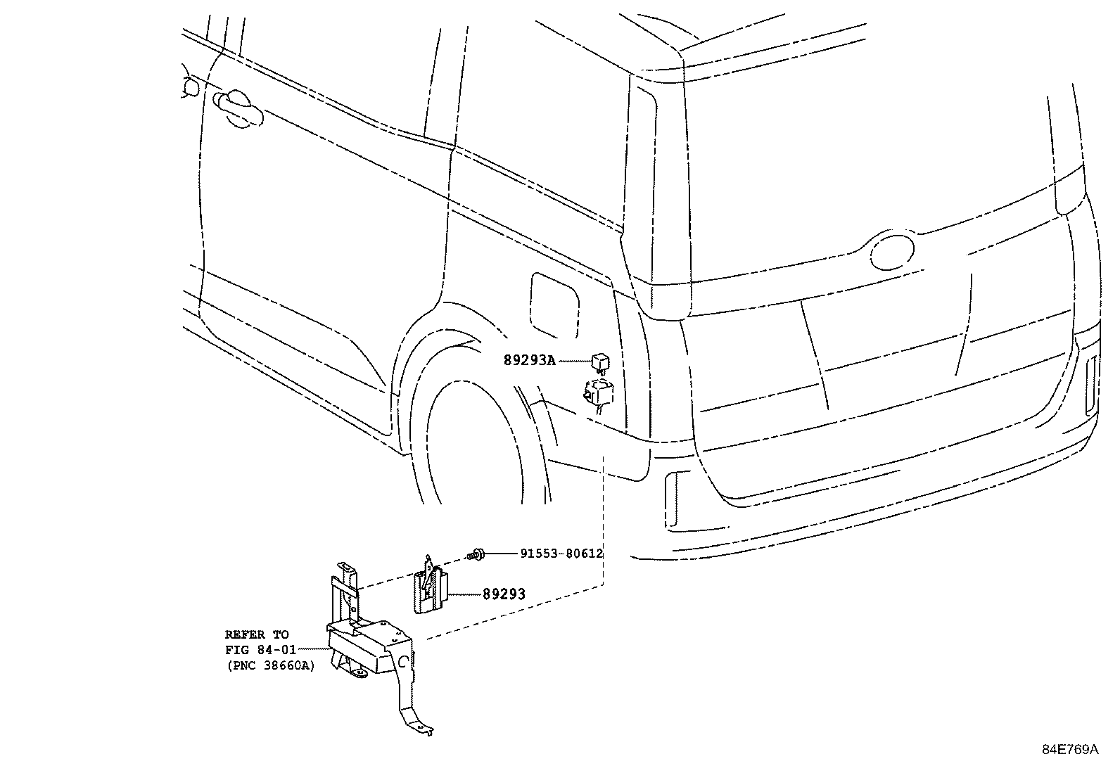 89293-28010 COMPUTER, SUSPENSION CONTROL product image