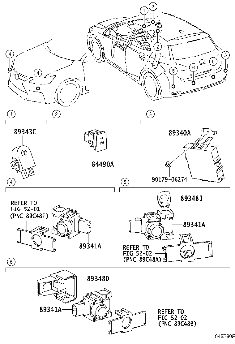 89340-76010 COMPUTER ASSY, CLEARANCE WARNING product image