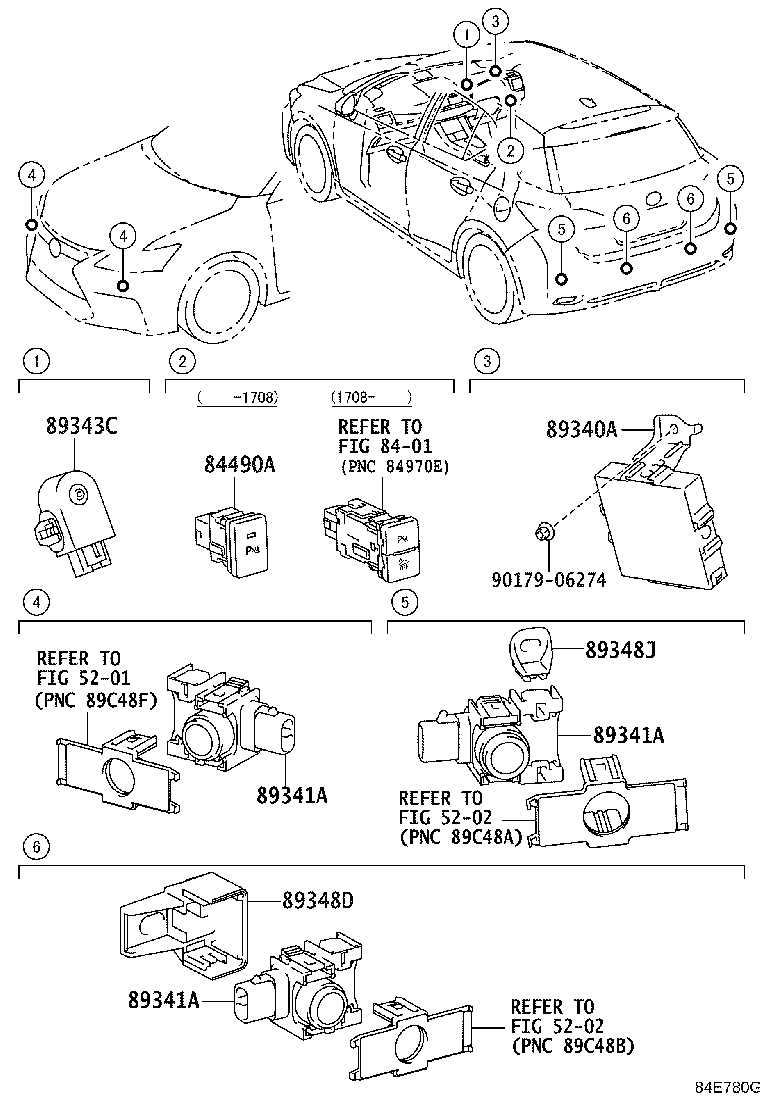 89340-76140 COMPUTER ASSY, CLEARANCE WARNING product image