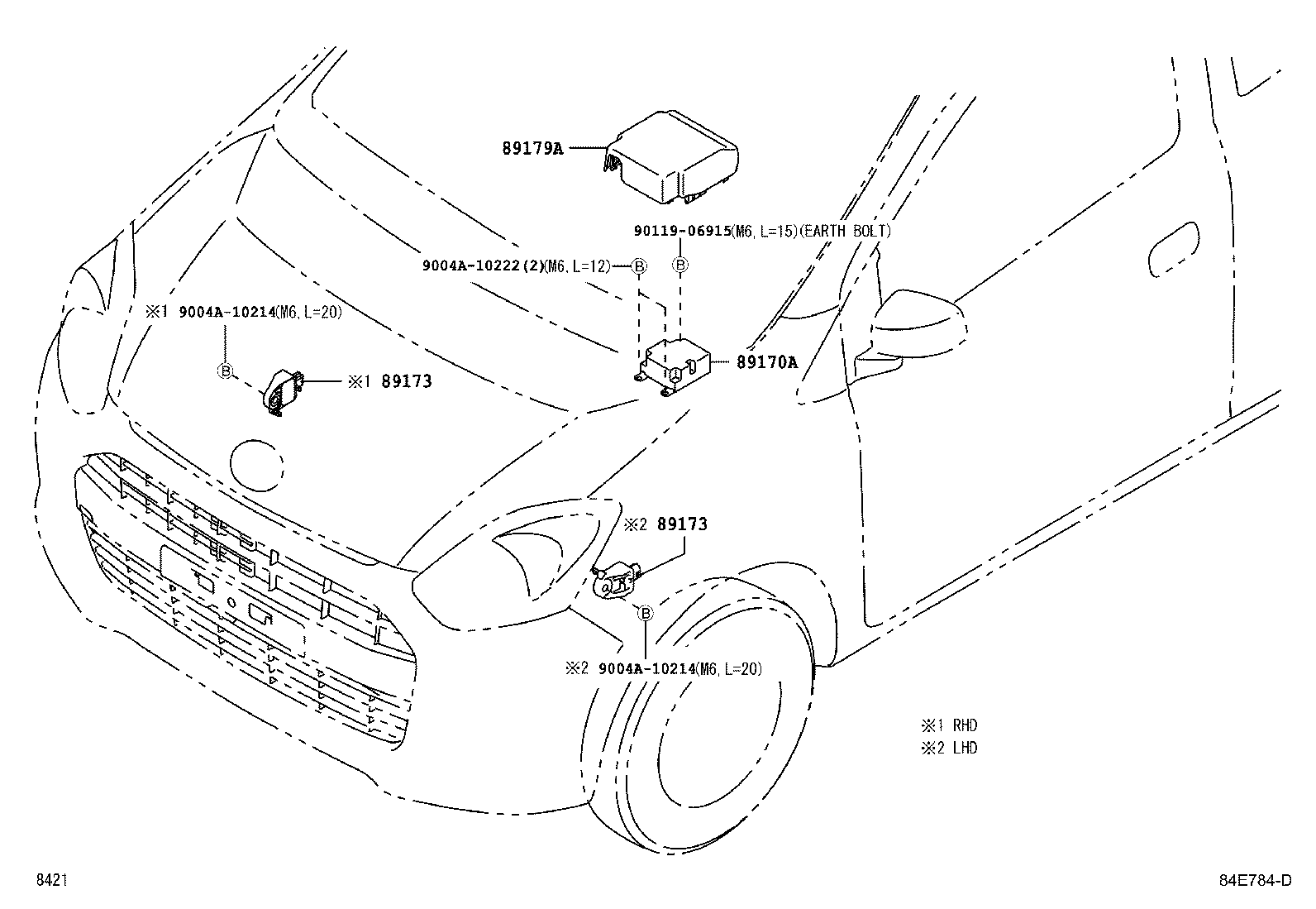 89170-BZ270 COMPUTER ASSY, AIR BAG product image