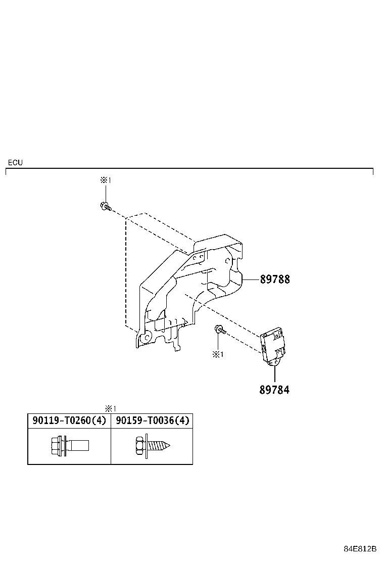 Toyota 89780-0D090 COMPUTER ASSY, TRANSPONDER KEY