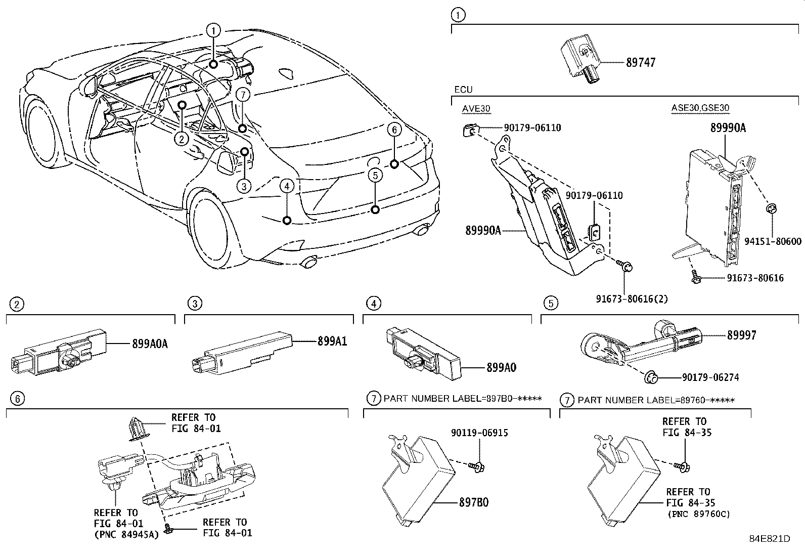 89740-53350 RECEIVER, DOOR CONTROL product image