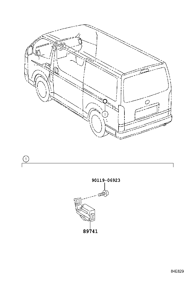 89997-26010 ANTENNA, ELECTRICAL KEY product image