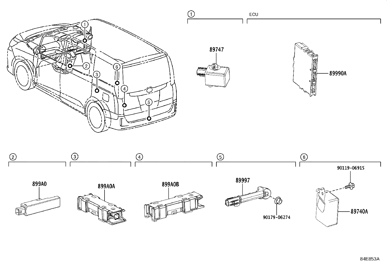 89990-28311 COMPUTER ASSY, SMART KEY product image