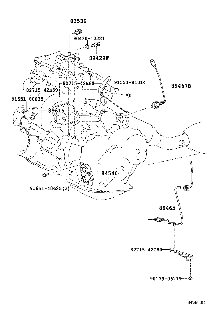 82610-48030 BLOCK ASSY, FUSE product image