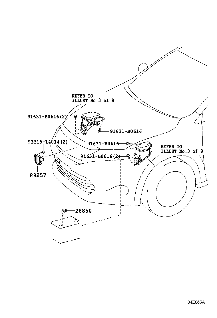 82610-48030 BLOCK ASSY, FUSE product image
