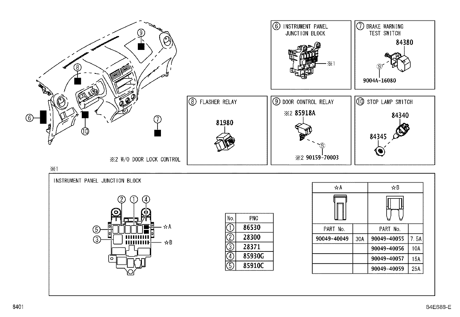 90049-88004 RELAY, MAGNET-CLUTCH product image